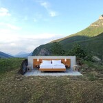 Отель под открытым небом в Швейцарских Альпах